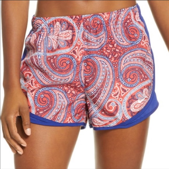 nike tempo paisley shorts